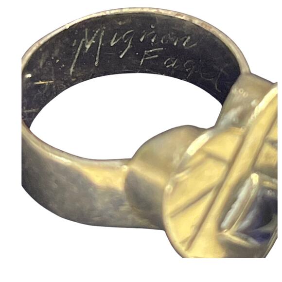 Mignon Faget Sterling Silver Heart Ring with Amethyst - Picture 2 of 10